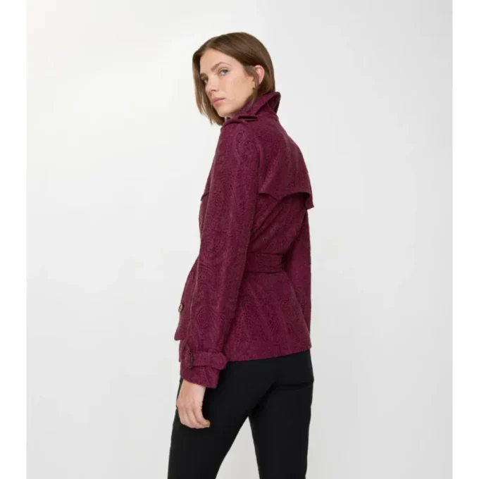 Trench Foxfield corto in pizzo Paisley