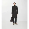 Trench Foxfield lungo in misto nylon con motivo geometrico