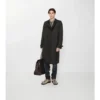 Trench Foxfield lungo in misto nylon con motivo geometrico