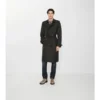 Trench Foxfield lungo in misto nylon con motivo geometrico