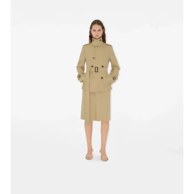 Trench in misto cotone