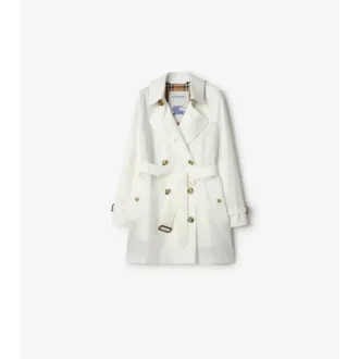 Trench Kensington corto in Tropical Gabardine