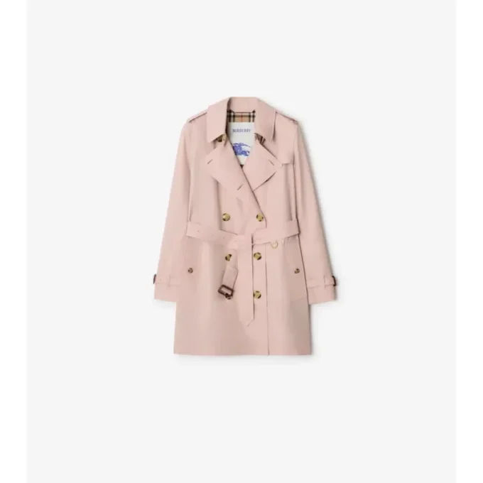 Trench Kensington corto in Tropical Gabardine