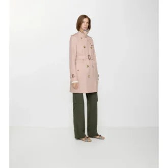 Trench Kensington corto in Tropical Gabardine