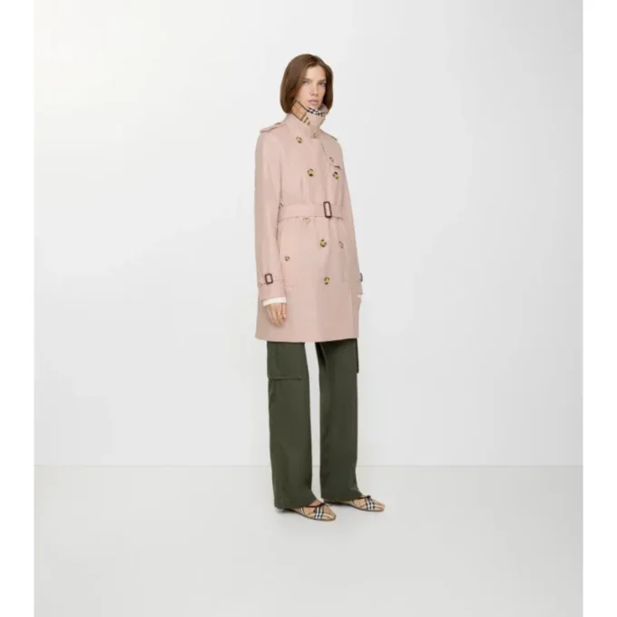 Trench Kensington corto in Tropical Gabardine