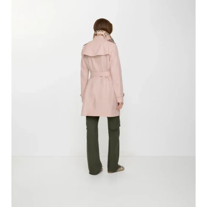 Trench Kensington corto in Tropical Gabardine