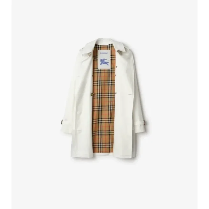Trench Kensington corto in Tropical Gabardine