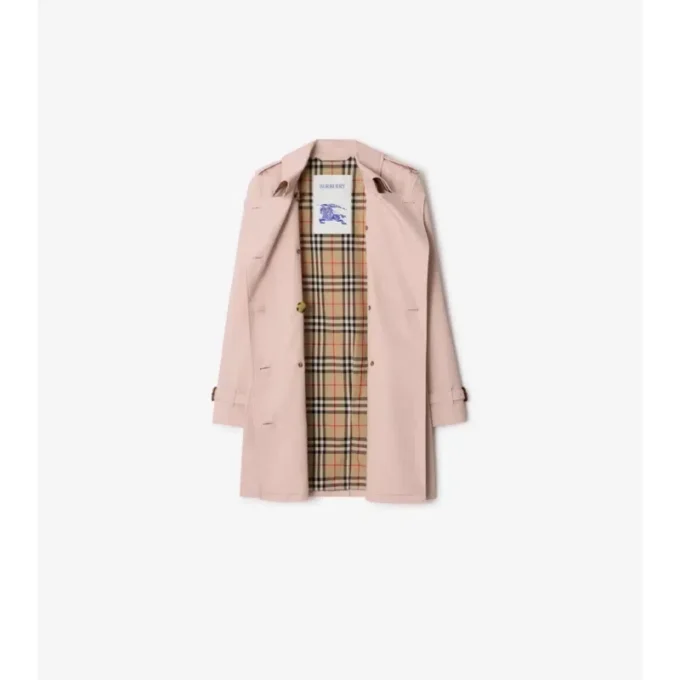 Trench Kensington corto in Tropical Gabardine