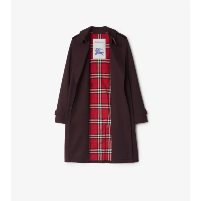 Trench Kensington in gabardine di media lunghezza