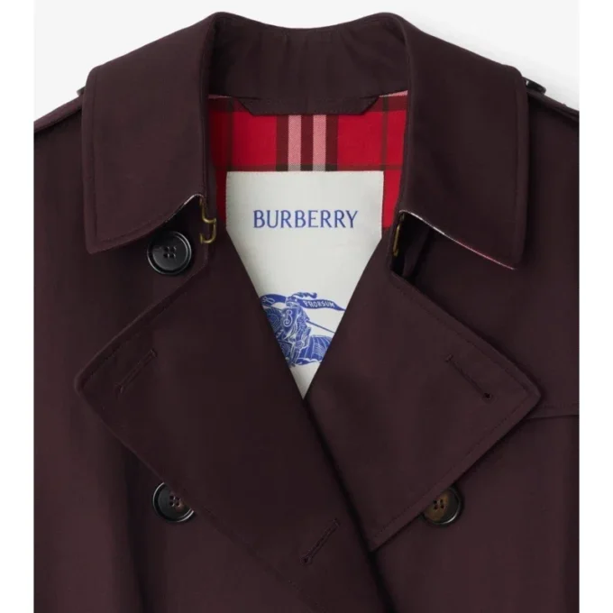 Trench Kensington in gabardine di media lunghezza
