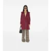 Trench Kensington in pelle di media lunghezza