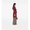 Trench Kensington in pelle di media lunghezza