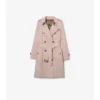 Trench Kensington in Tropical Gabardine di media lunghezza