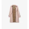 Trench Kensington in Tropical Gabardine di media lunghezza
