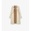 Trench Kensington in Tropical Gabardine di media lunghezza