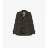Trench Kensington in Tropical Gabardine extra corto