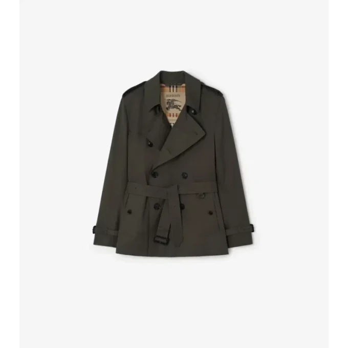 Trench Kensington in Tropical Gabardine extra corto