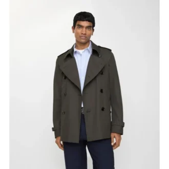 Trench Kensington in Tropical Gabardine extra corto