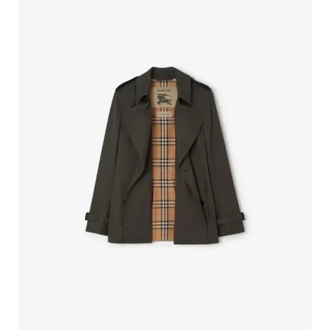 Trench Kensington in Tropical Gabardine extra corto
