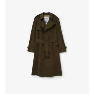 Trench lungo in cotone leggero