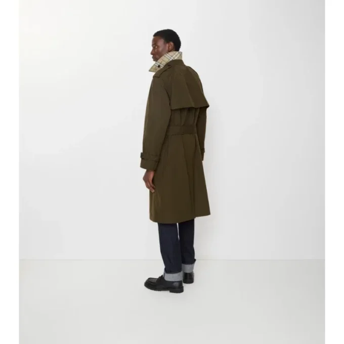 Trench lungo in cotone leggero