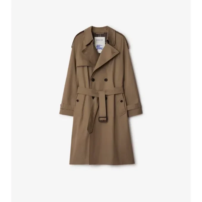 Trench lungo in gabardine Chestwood