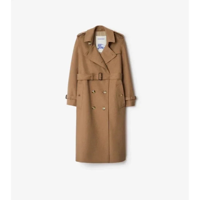 Trench lungo Kensington in cashmere