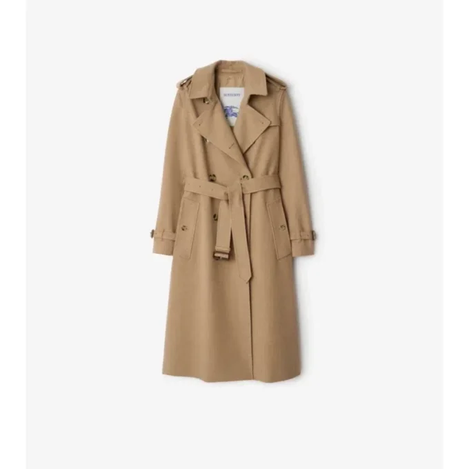 Trench lungo Kensington in cashmere