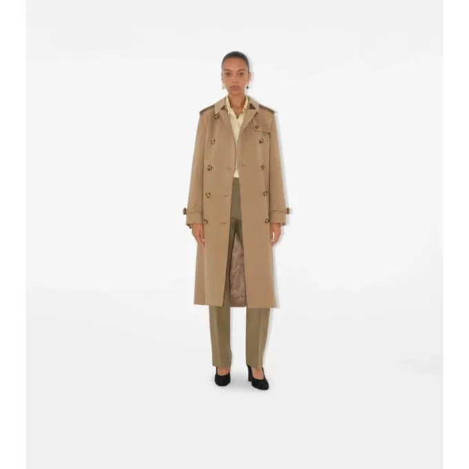 Trench lungo Kensington in cashmere