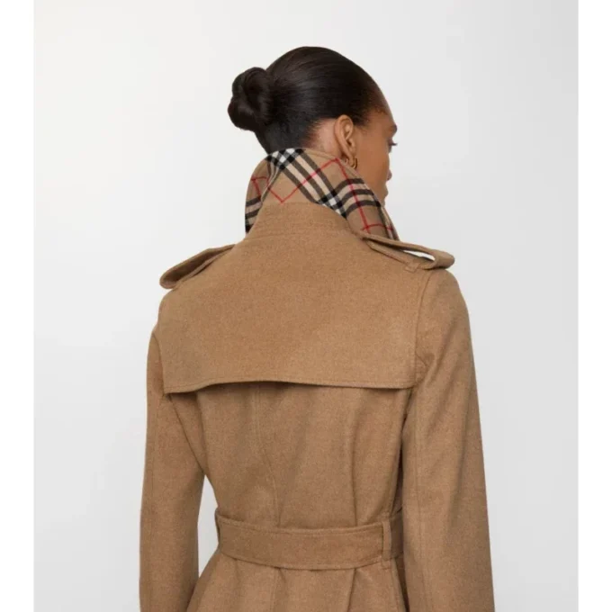 Trench lungo Kensington in cashmere