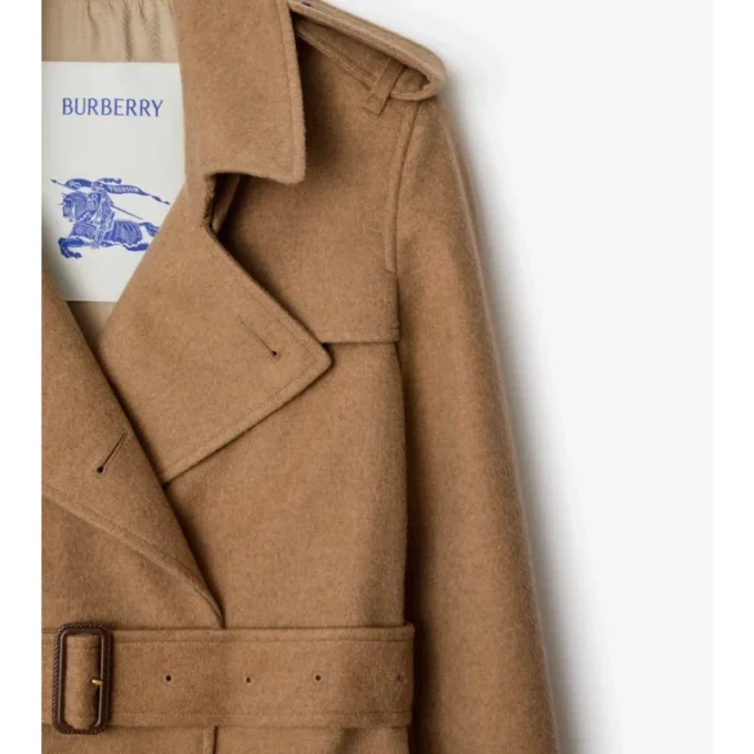 Trench lungo Kensington in cashmere