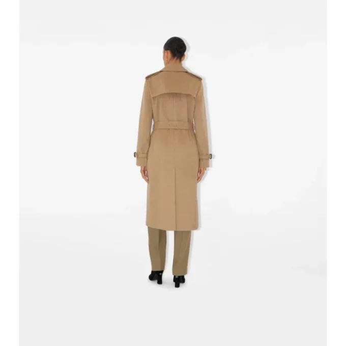 Trench lungo Kensington in cashmere