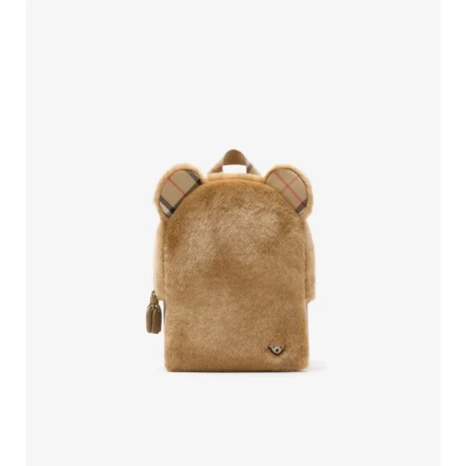 Zaino Teddy in pelliccia sintetica