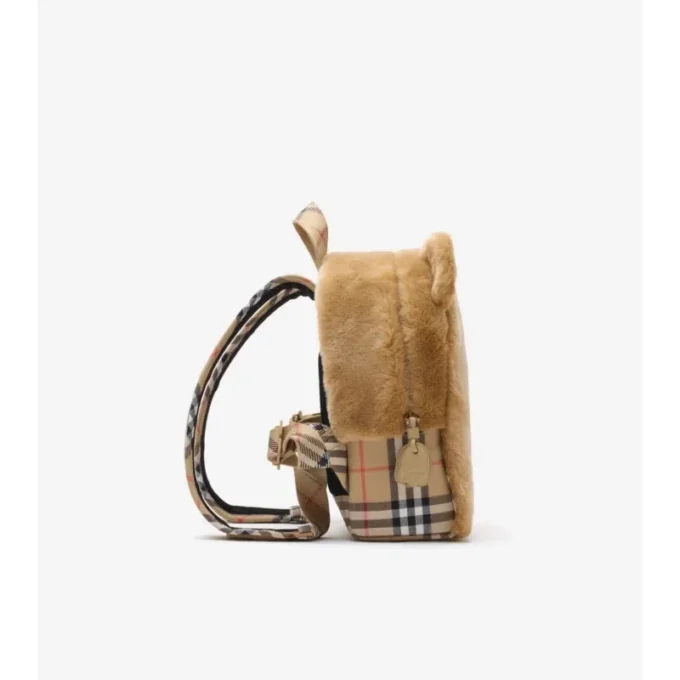 Zaino Teddy in pelliccia sintetica