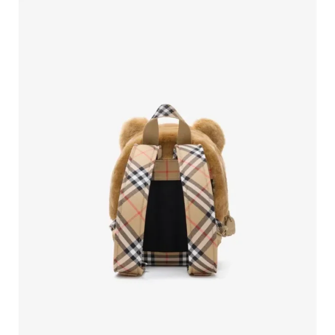 Zaino Teddy in pelliccia sintetica
