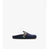 Zoccoli Urchin in Denim a quadri