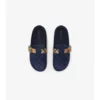 Zoccoli Urchin in Denim a quadri