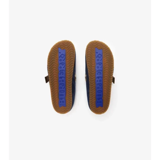 Zoccoli Urchin in Denim a quadri