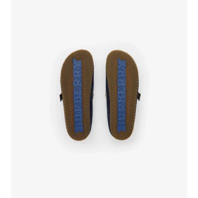 Zoccoli Urchin in Denim a quadri